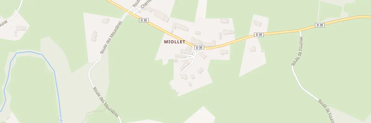 Plan du 5151 Miollet à Chomelix