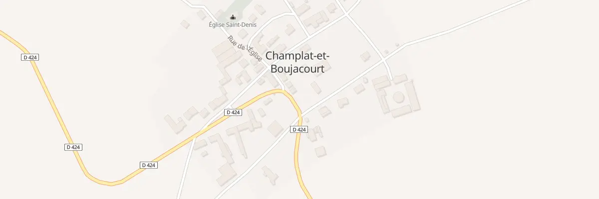 Plan du 4 Rue de la Mairie à Champlat-et-Boujacourt