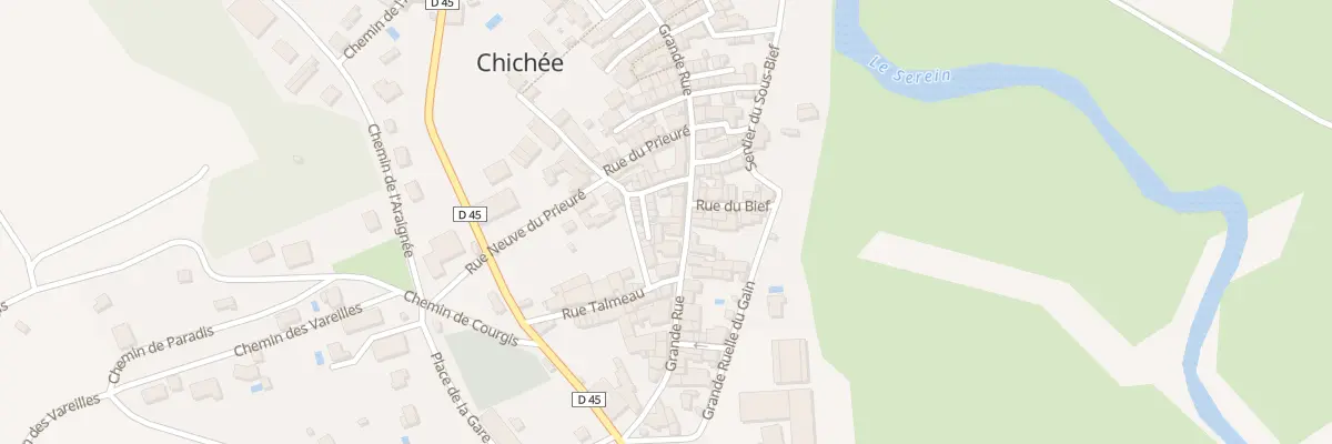 Plan du 1 Cul de Sac St Bonnet à Chichée