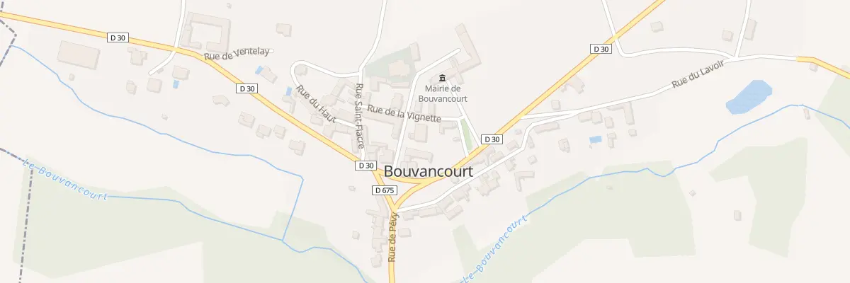 Plan du 2 Rue de la Vignette à Bouvancourt