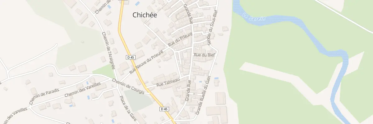 Plan du 34 Gr Grande Rue à Chichée