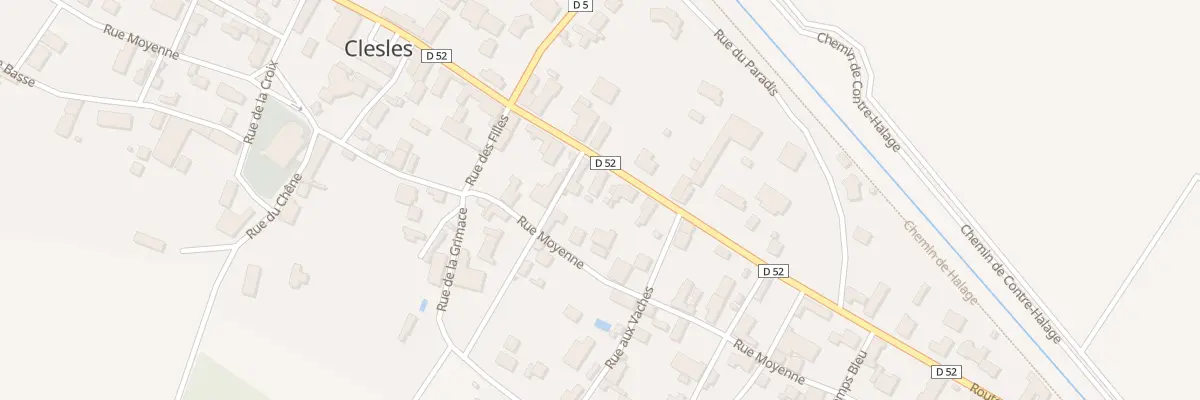 Plan du 10 Rte de Saint Oulph à Clesles