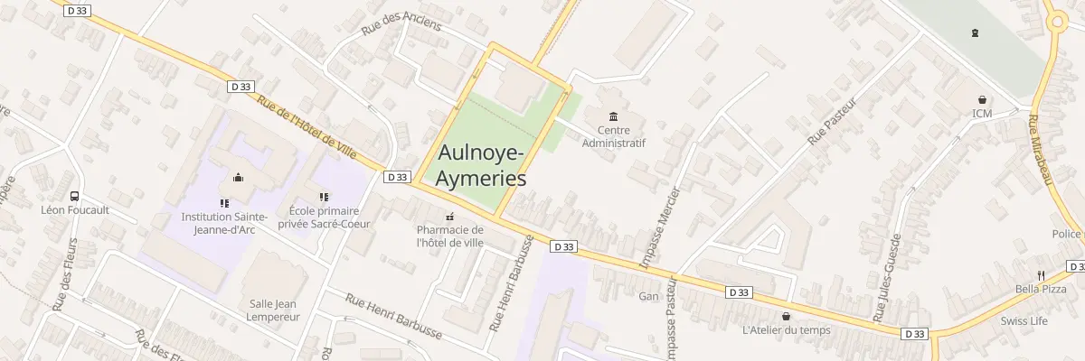 Plan du 106 Rue de l’Hôtel de Ville à Aulnoye-Aymeries