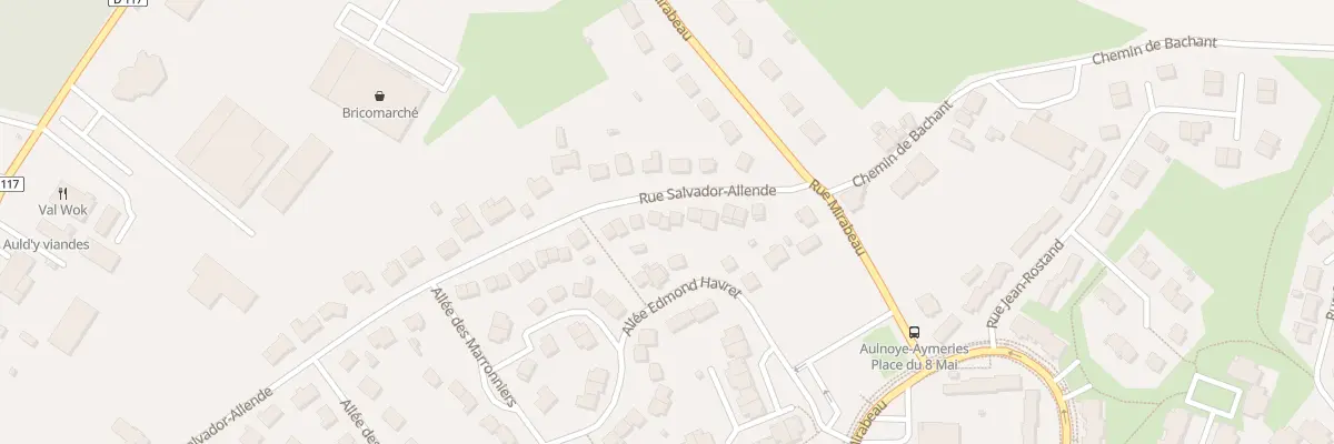 Plan du 56 Rue Salvador Allendé à Aulnoye-Aymeries