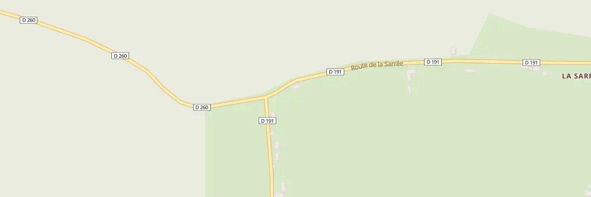 Plan du 21 Rte de la Sarrée à Savigny-Poil-Fol