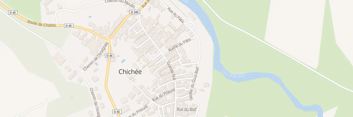 Plan du 1 Rue du Sous-Bief à Chichée