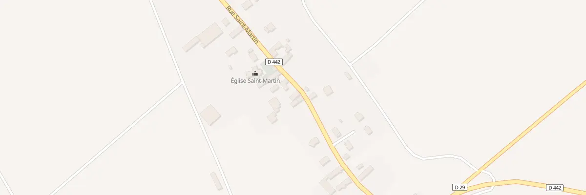 Plan du 36 Rue Saint Martin à Échemines