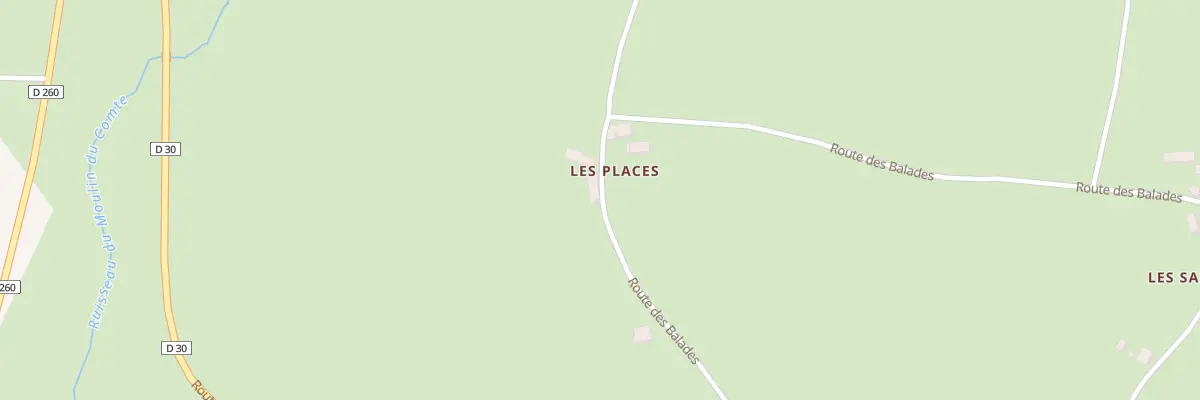 Plan du 26 Rte des Balades à Ternant