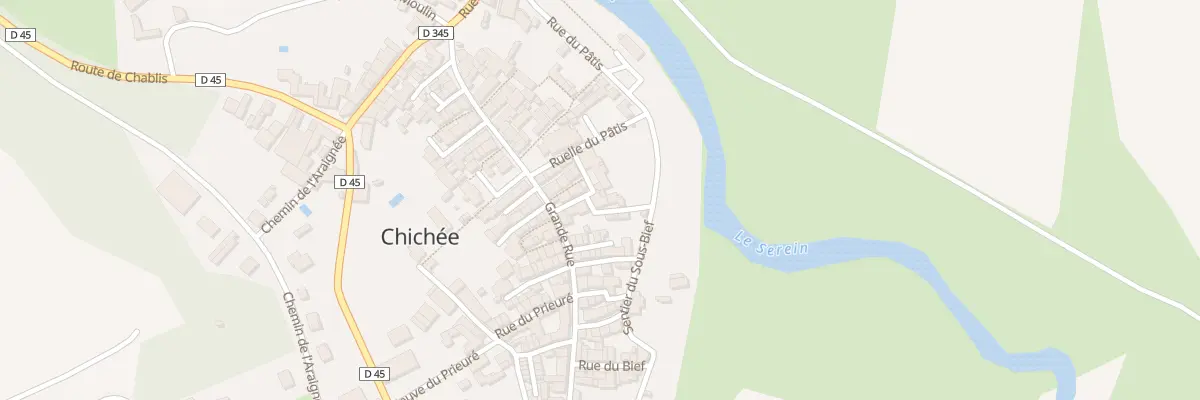 Plan du 3 Rue du Sous-Bief à Chichée