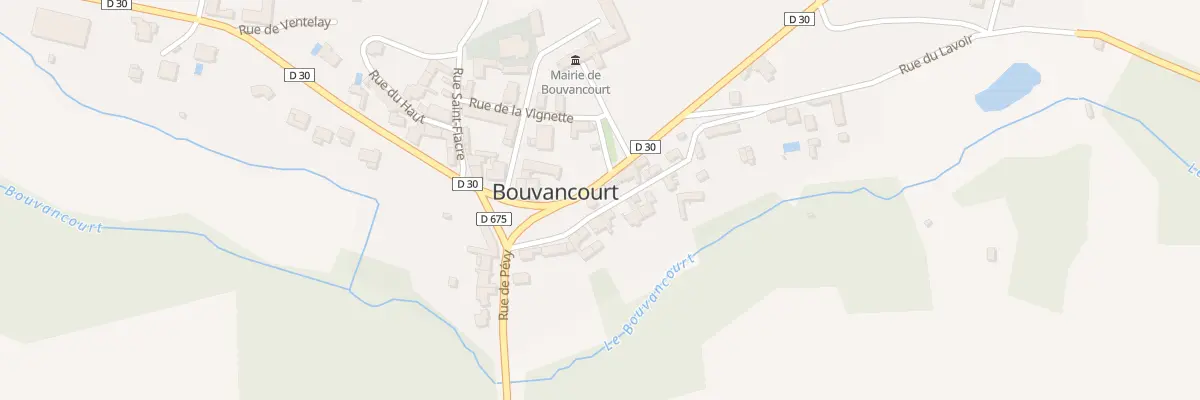 Plan du 2 Rue d’Hermonville à Bouvancourt