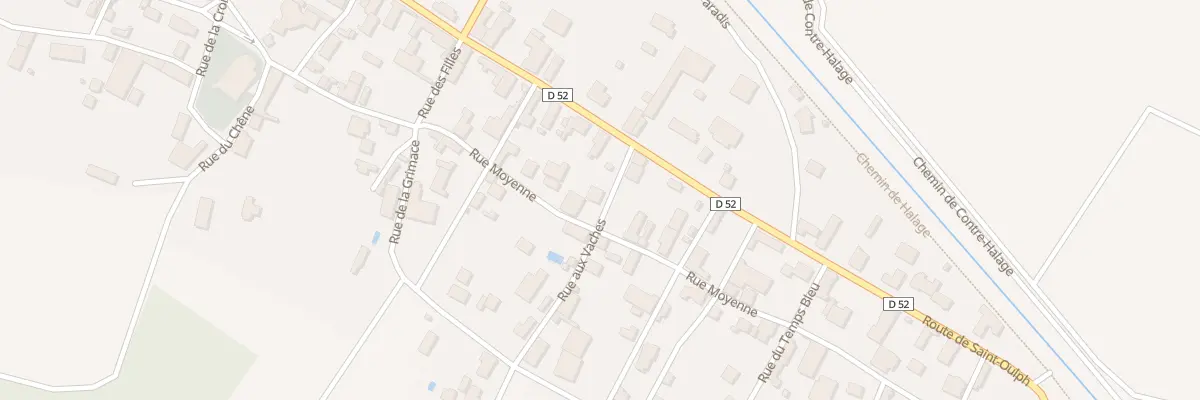 Plan du 2 Rue aux Vaches à Clesles