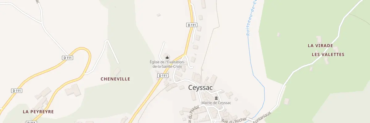 Plan du 5014 Le Bourg à Ceyssac