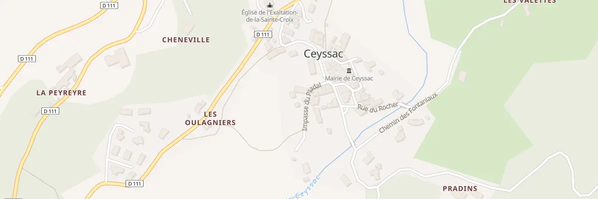 Plan du 2 Imp du Pradal à Ceyssac