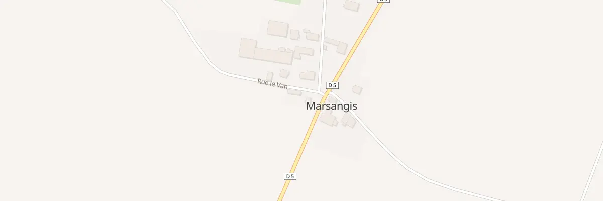Plan du 1 Rue le Van à Marsangis