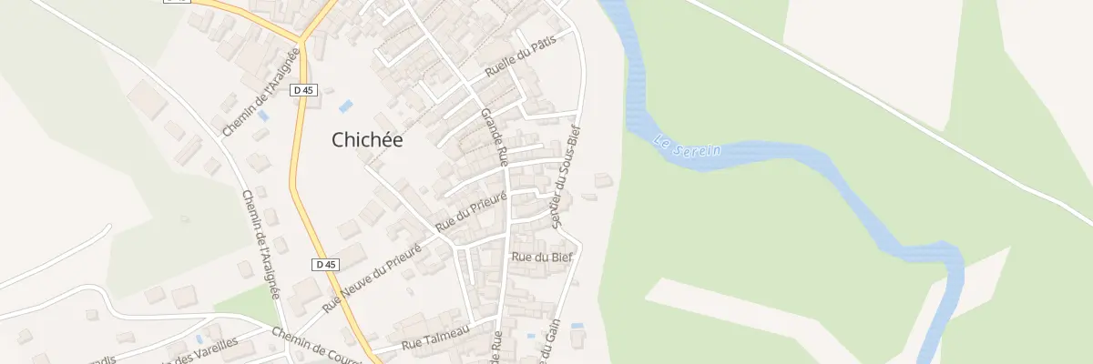 Plan du 9001 Rue de l’Abreuvoir à Chichée