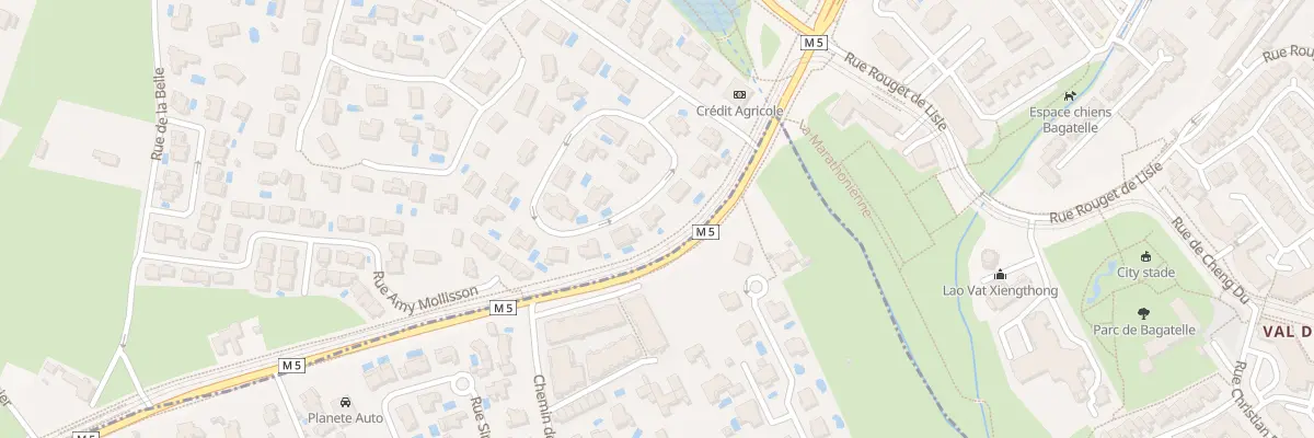Plan du 312 Rue Adrienne Boland à Montpellier