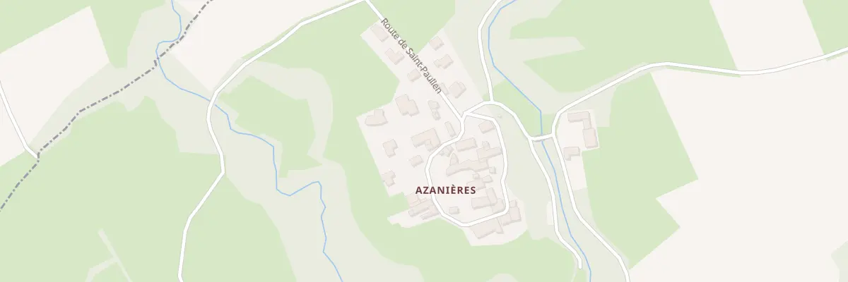 Plan du 5051 Azanieres à Blanzac