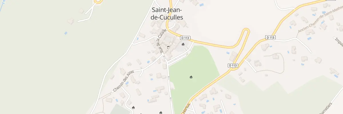 Plan du 105 Che de la Calade à Saint-Jean-de-Cuculles