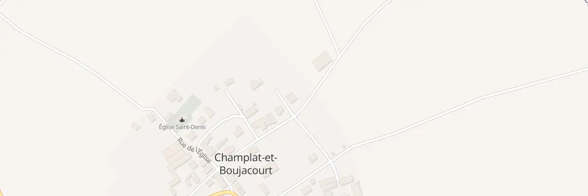 Plan du 21 Rue de Chantereine à Champlat-et-Boujacourt