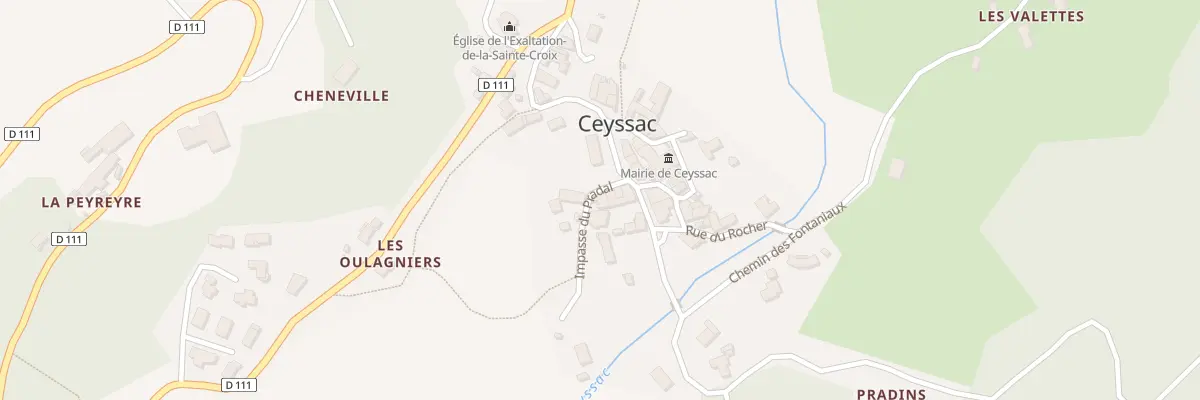 Plan du 3 Imp du Pradal à Ceyssac