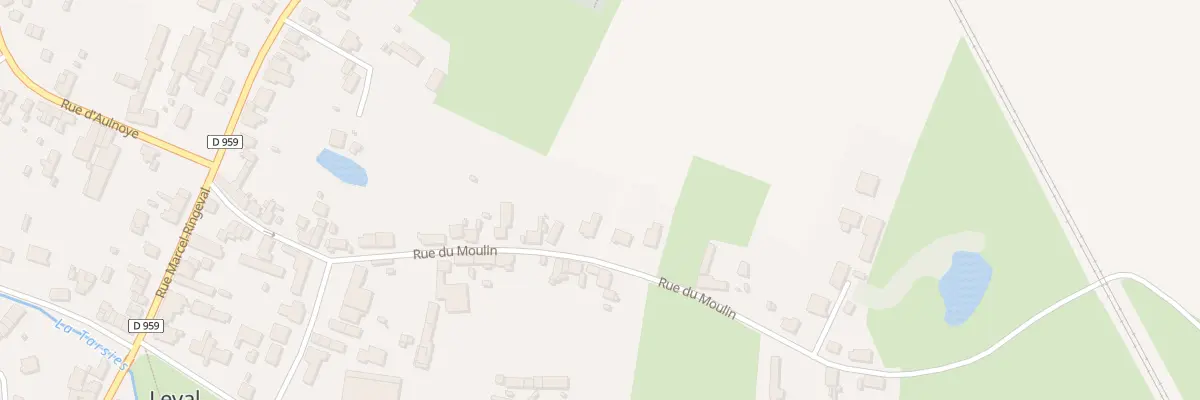 Plan du 37 Rue du Moulin à Leval