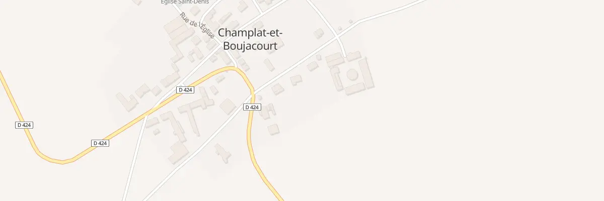 Plan du 4 Rue de la Ferme à Champlat-et-Boujacourt