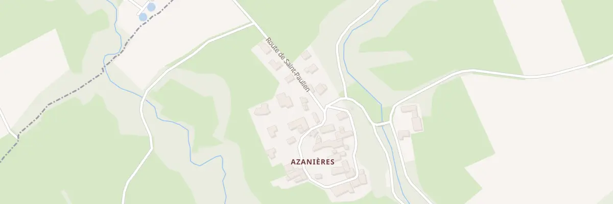 Plan du 5055 Azanieres à Blanzac