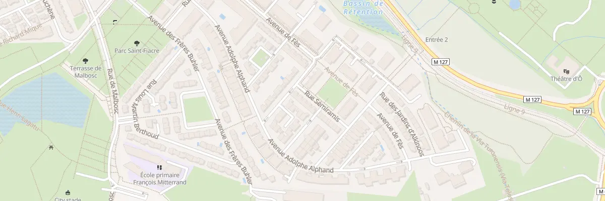Plan du 50 Rue Semiramis à Montpellier
