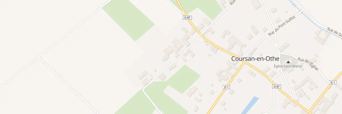 Plan du 2 Rue du Grenier à Coursan-en-Othe