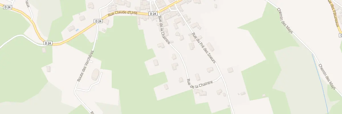 Plan du 14 Rue de la Chaintre à Champoly