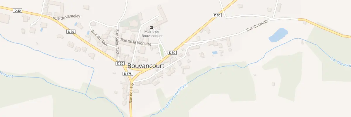 Plan du 9 Rue du Moulin à Bouvancourt