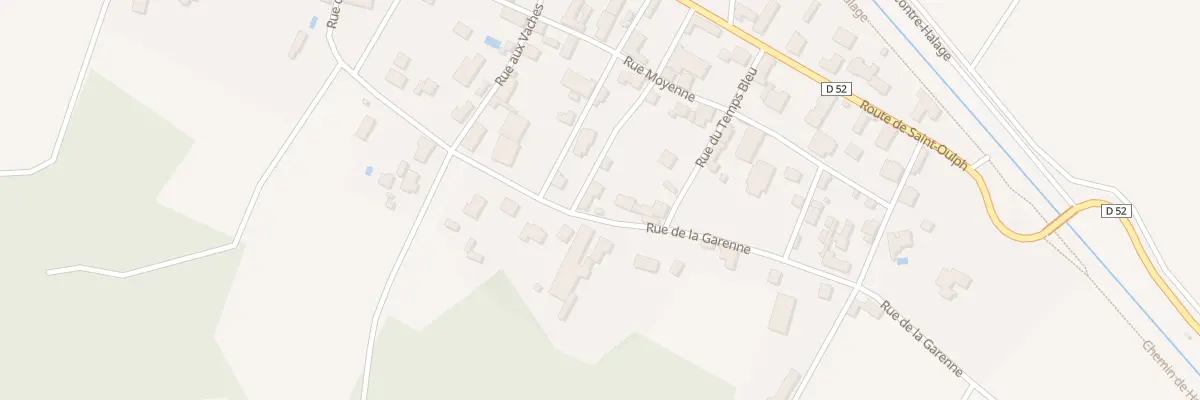 Plan du 11 Rue de la Garenne à Clesles