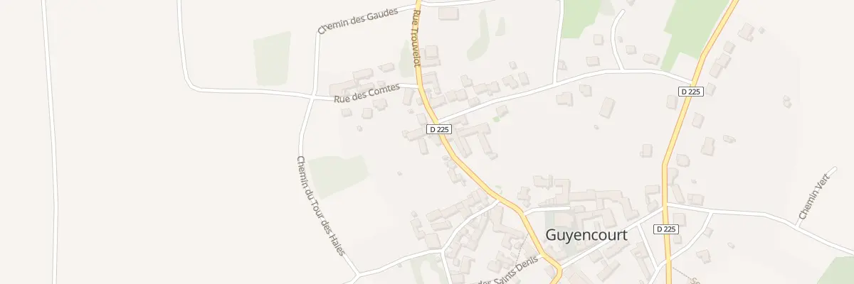 Plan du 5 Rue Trouvelot à Guyencourt