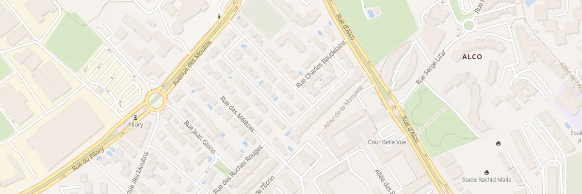 Plan du 14 Rue Joseph Delteil à Montpellier