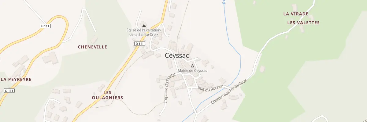 Plan du 5003 Le Bourg à Ceyssac