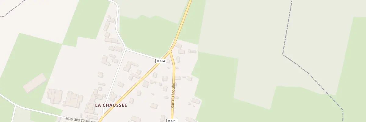 Plan du 3 Rue du Moulin à Butteaux