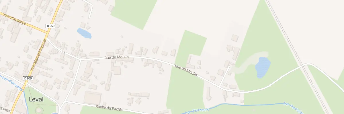 Plan du 41 Rue du Moulin à Leval