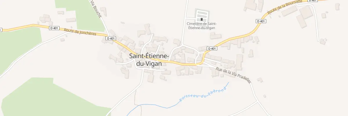 Plan du 5060 Le Bourg à Saint-Étienne-du-Vigan
