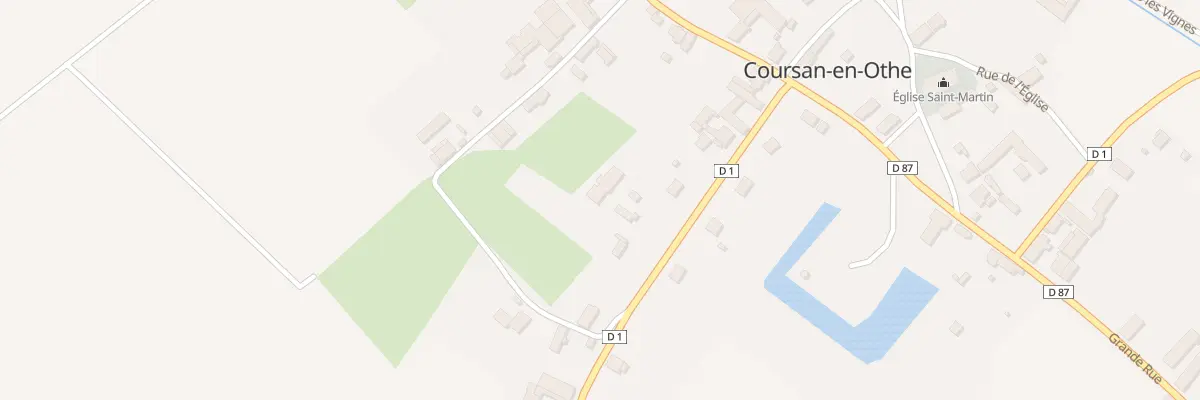 Plan du 12 Rte de Lasson à Coursan-en-Othe