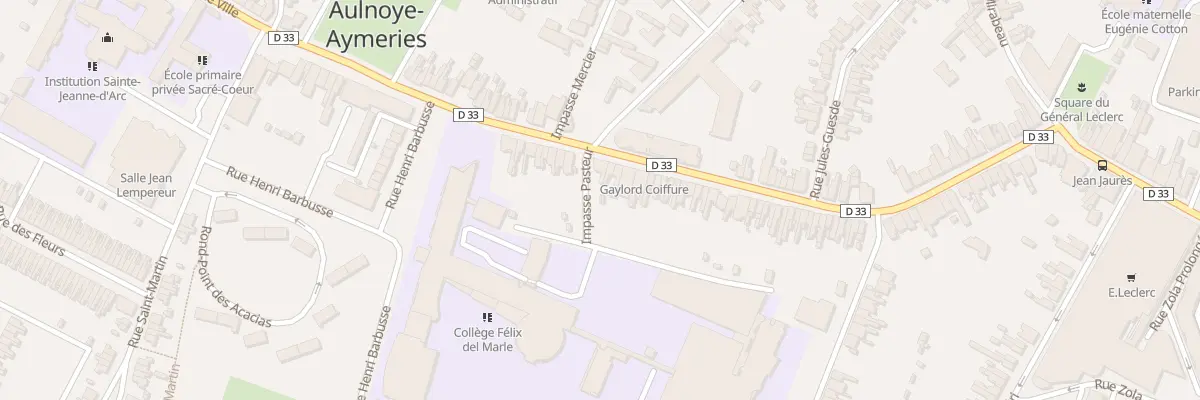 Plan du 103 Rue de l’Hôtel de Ville à Aulnoye-Aymeries