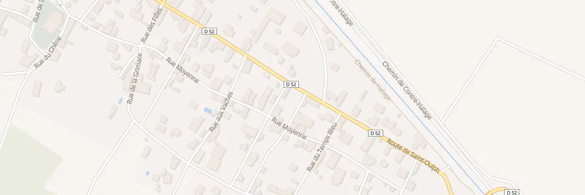 Plan du 22 Rte de Saint Oulph à Clesles