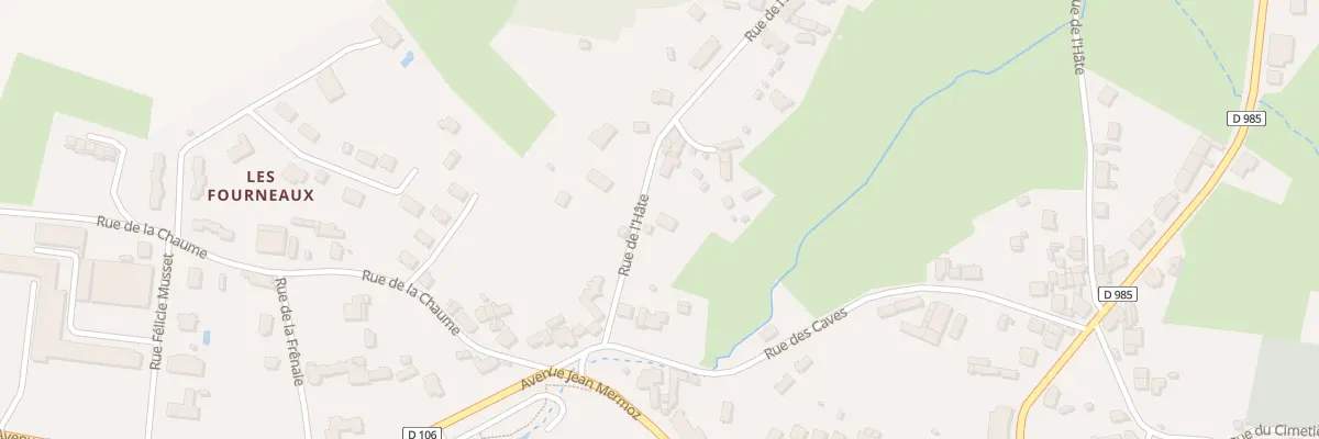 Plan du 61 Rue de l’Hâte à Saint-Honoré-les-Bains