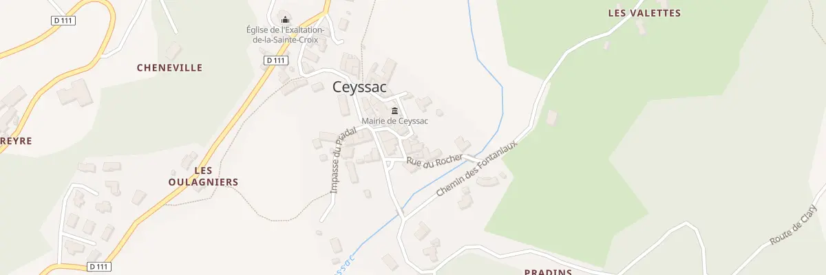 Plan du 5035 Le Bourg à Ceyssac