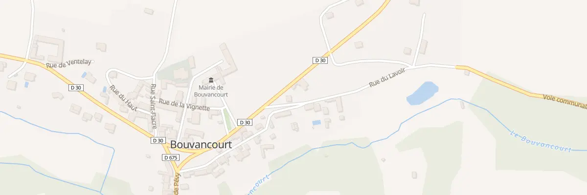 Plan du 1 Rue du Lavoir à Bouvancourt