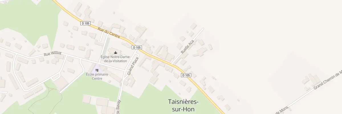 Plan du 18 Rue du Centre à Taisnières-sur-Hon