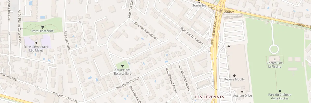 Plan du 18 Rue des Corrégiers à Montpellier