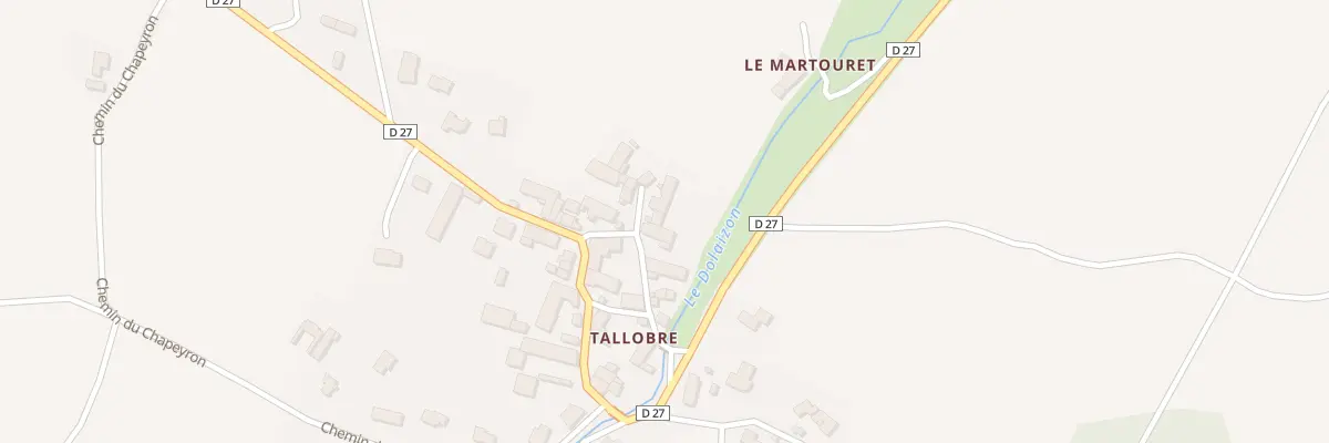 Plan du 5140 Tallobre à Saint-Christophe-sur-Dolaizon