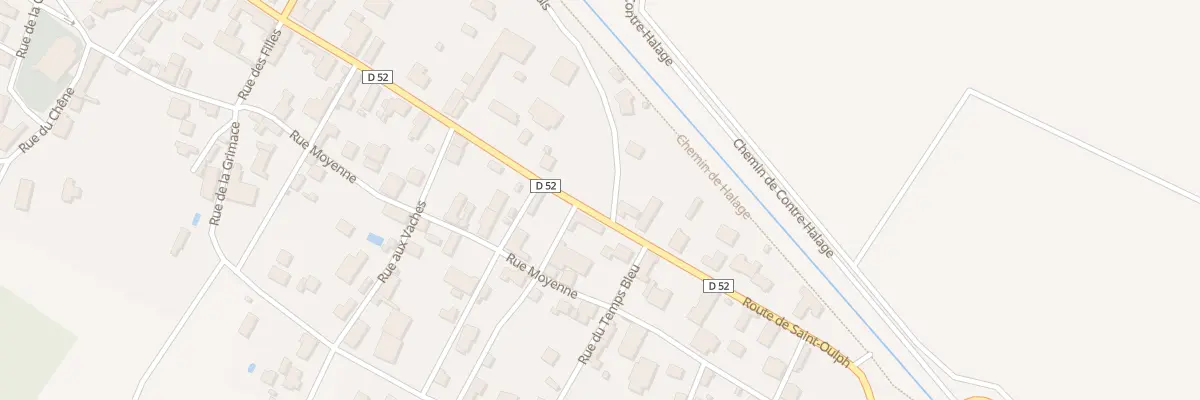Plan du 31 Rte de Saint Oulph à Clesles