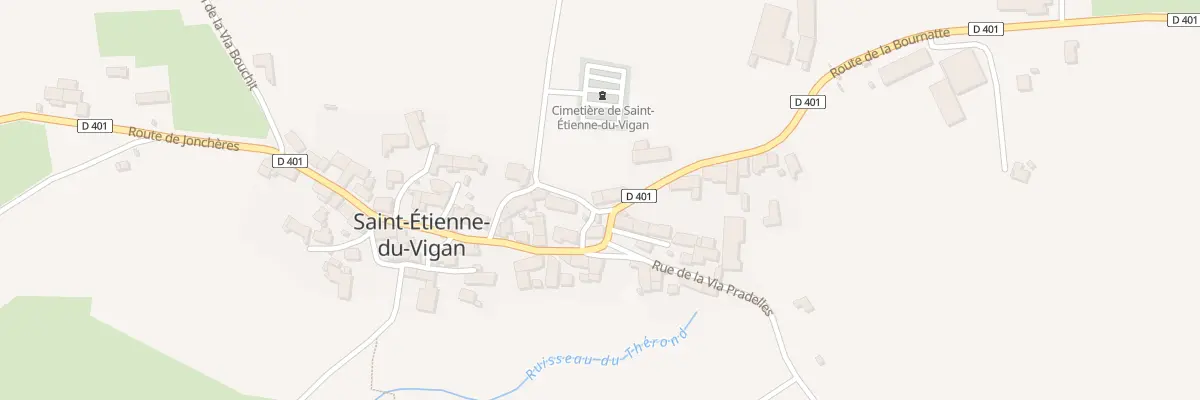 Plan du 5056 Le Bourg à Saint-Étienne-du-Vigan