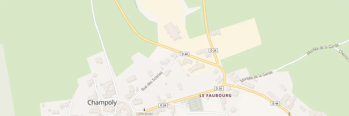 Plan du 15 Rue des Scieries à Champoly